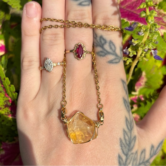 Citrine interchangeable necklace - Picture 1 of 4
